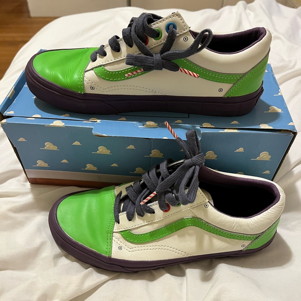 Disney Pixar Toy Story Buzz Lightyear Vans Sneakers